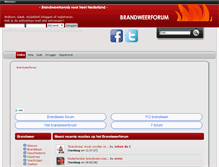 Tablet Screenshot of hetbrandweerforum.nl